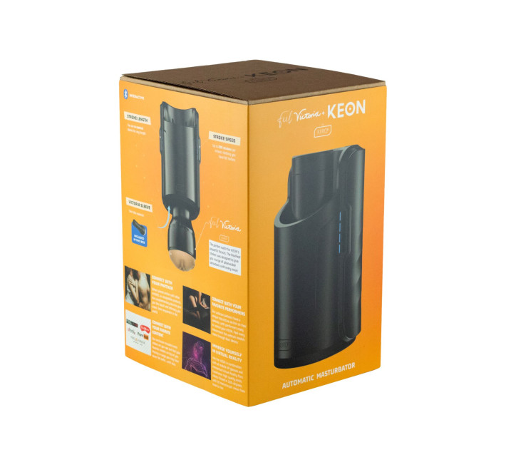 Интерактивная секс-машина для мужчин Kiiroo Keon Kombo Set с мастурбатором Feel Victoria