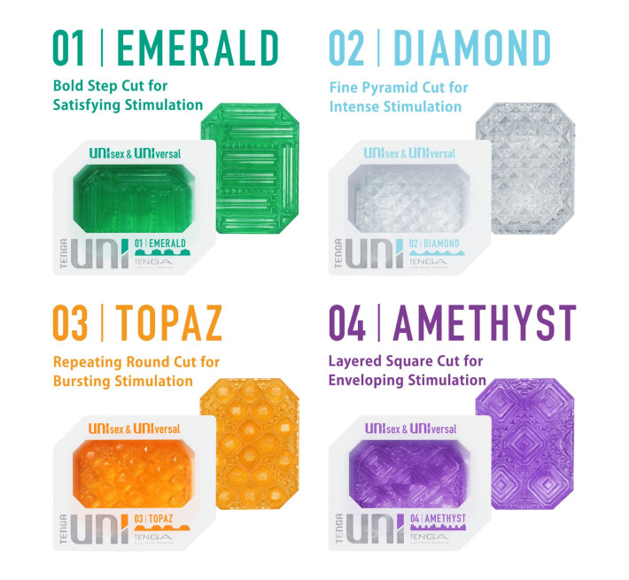 Стимулятор для ерогенних зон Tenga UNI Amethyst