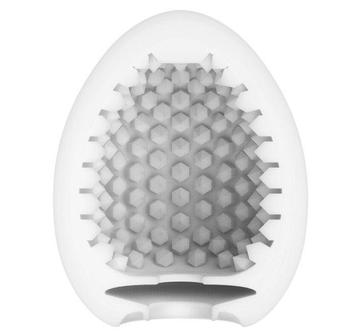 Мастурбатор-яйце Tenga Egg Stud із шестикутними виступами