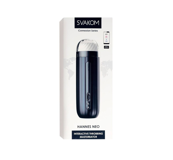 Интерактивный смарт-мастурбатор Svakom Hannes Neo, подогрев до 38°C