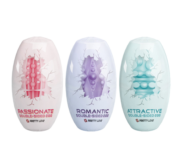 Набір мастурбаторів Pretty Love Double-Sided Egg Set, 15 шт.