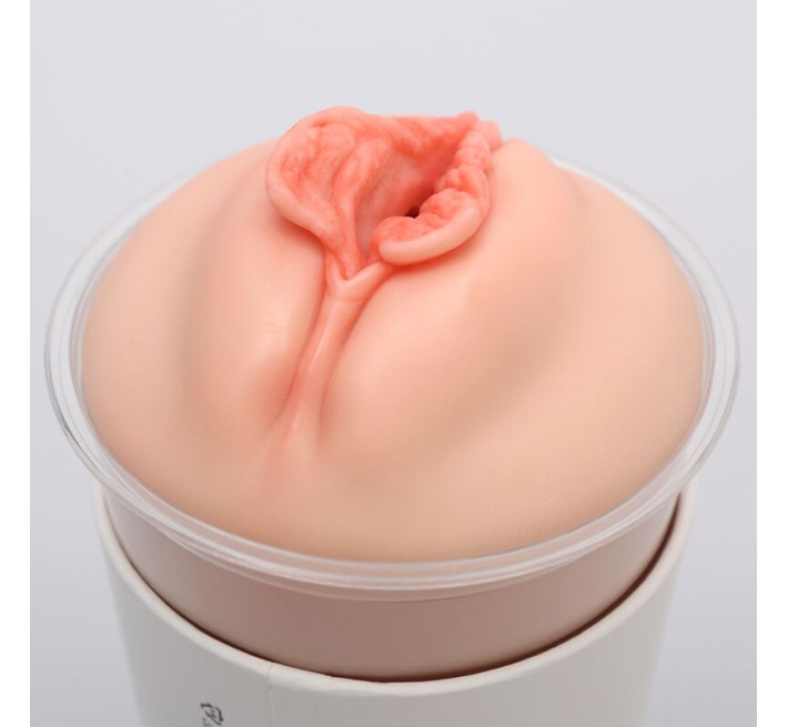 Мастурбатор-вагіна Naked Factory Cup Sleeve V–4, наскрізний