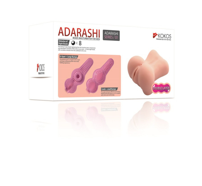 Мастурбатор Kokos Adarashi -1 DL (двошарова)