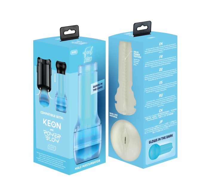 Мастурбатор Kiiroo Feel Glow PBC сумісний з PowerBlow та Keon