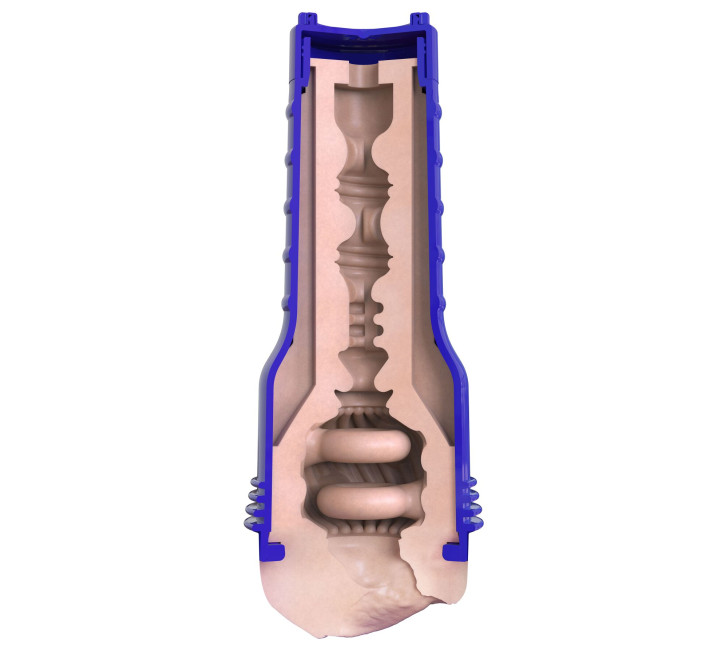 Мастурбатор-вагіна Fleshlight Boost Bang Light Medium Flesh, плаваючі кільця Turbo Tech