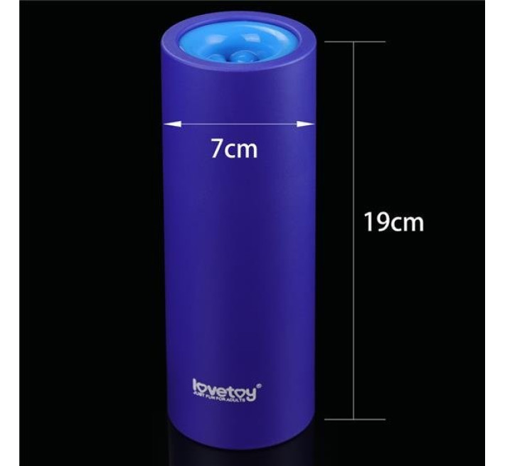 Мастурбатор LoveToy O-Sensual Discreet Blow Job Stroker Blue