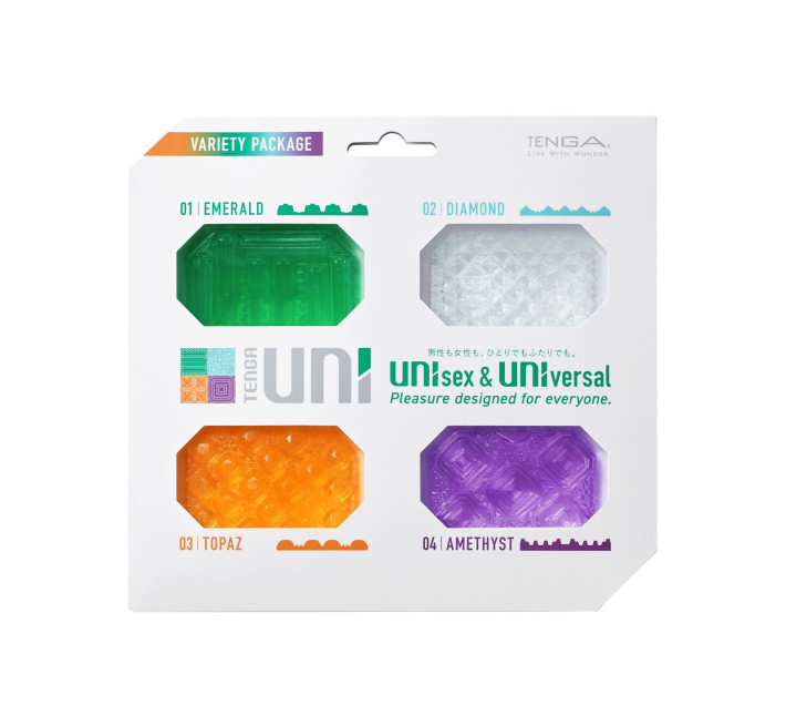 Набір стимуляторів для ерогенних зон Tenga Egg UNI Variety Pack (4 шт)