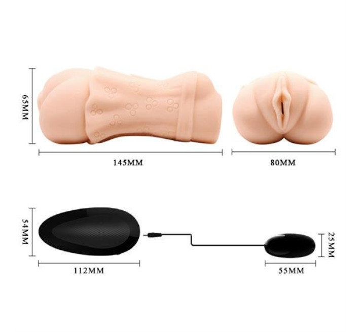 Мастурбатор Crazy Bull Vibrating Vagina Masturbator