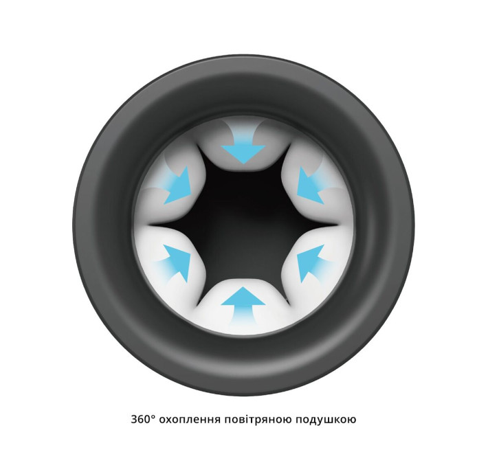 Мастурбатор Otouch INSCUP 3, рух вперед-назад плюс стискання стінок, сенсорне керування