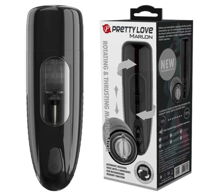 Мастурбатор Pretty Love Marlon Rotating & Thrusting Masturbator
