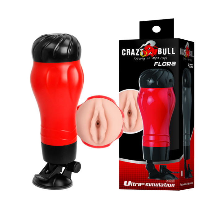 Мастурбатор вагина Crazy Bull Masturbator Flora Red Vagina
