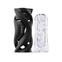 Мастурбатор Dorcel DEEP BLOW BLACK, подвійне використання Мастурбатор Dorcel DEEP BLOW BLACK, подвійне використання