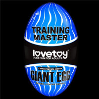 Мастурбатор LoveToy Traning Master Giant Egg Masturbator Blue Мастурбатор LoveToy Traning Master Giant Egg Masturbator Blue