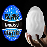 Мастурбатор LoveToy Traning Master Giant Egg Masturbator Blue Мастурбатор LoveToy Traning Master Giant Egg Masturbator Blue
