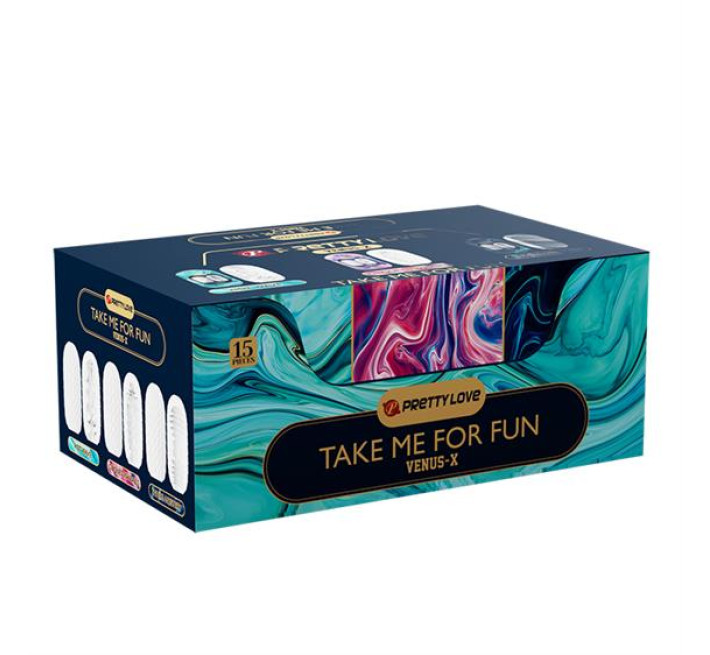 Набір мастурбаторів Pretty Love Venus-X Egg Set, 15 шт.