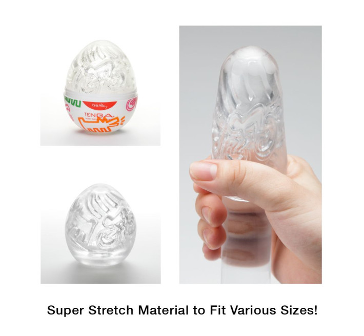 Мастурбатор Tenga Keith Haring EGG Party