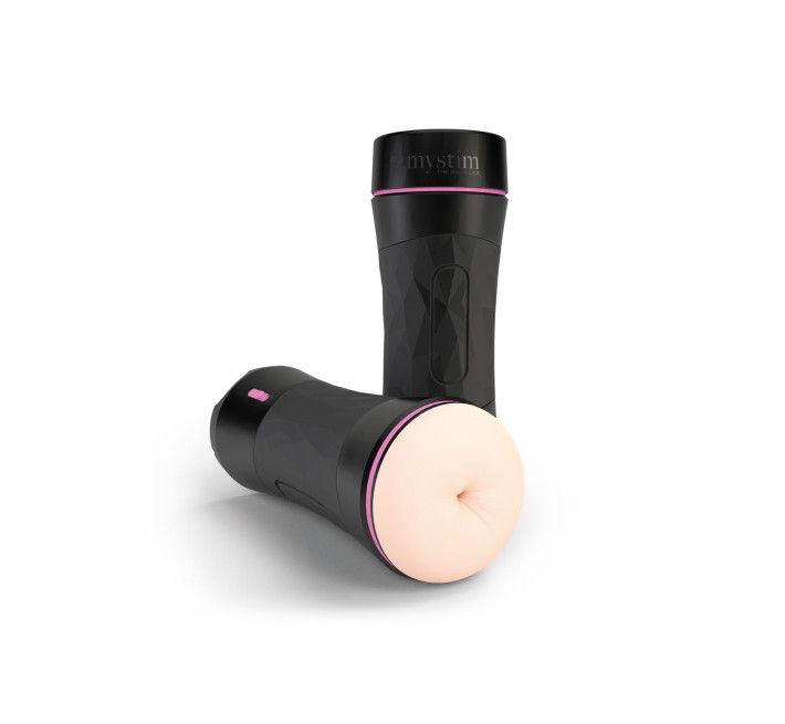 Мастурбатор-попка Mystim O(h) PUSH ME Anus, можна стискати та регулювати вакуум