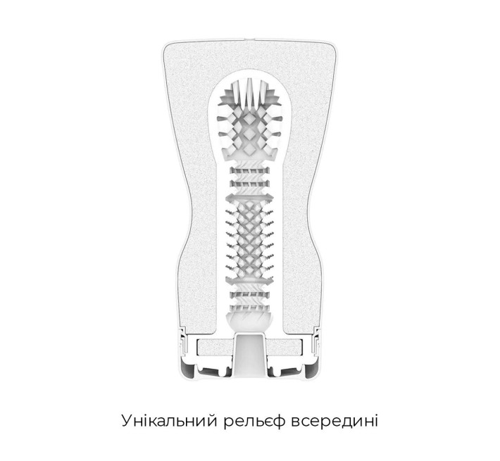 Мастурбатор Tenga Squeeze Tube Cup (м'яка подушечка) STRONG стискається
