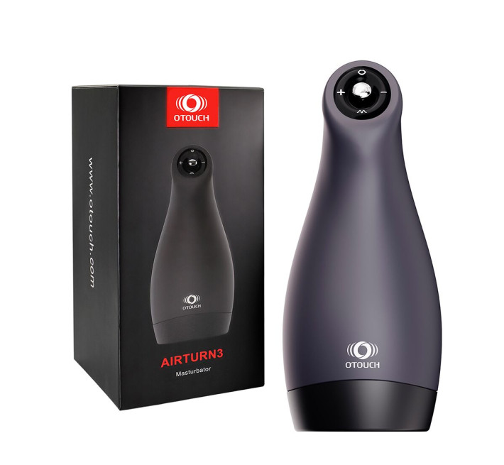 Мастурбатор Otouch AIRTURN 3, 6 режимів вібрації, 4 режими всмоктування, джойстик