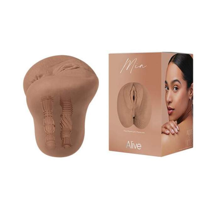 Мастурбатор Alive Mia Super Realistic Masturbator XL Caramel