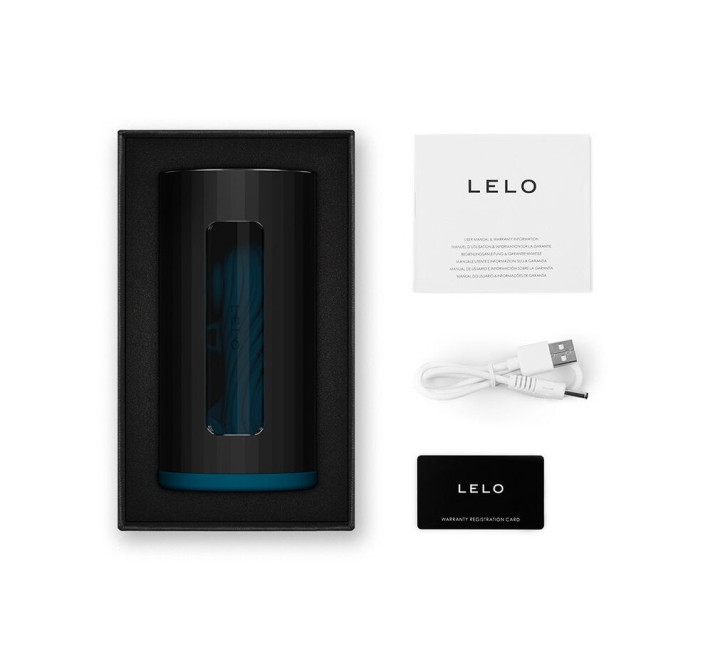 Смарт-мастурбатор LELO F1S V3 Teal, 2 мотора, 8 режимов, стимуляция звуковыми волнами