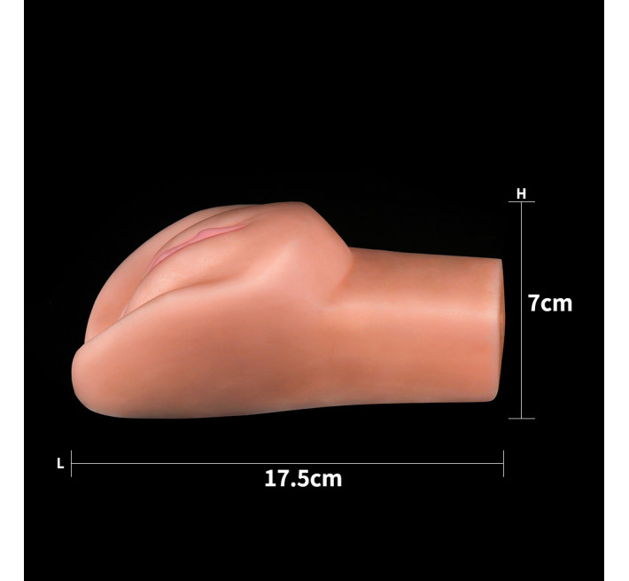 Мастурбатор LoveToy Vibrating Pet Pussy & Ass #1 Телесный