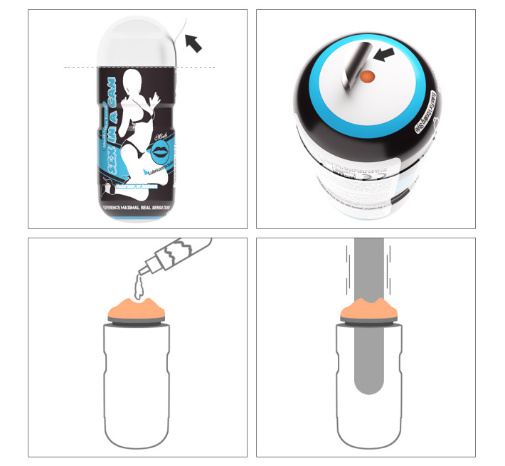 Мастурбатор LoveToy Sex In Can Mouth Stamina Tunnel