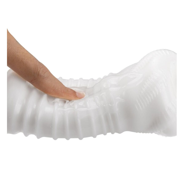 Мастурбатор Otouch DECOR 1-D, ефект всмоктування, реберця-кільця, звужений діаметр