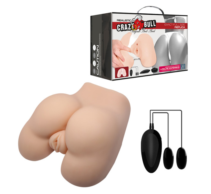 Мастурбатор Crazy Bull Exact Full Size Replica Vagina And Anal