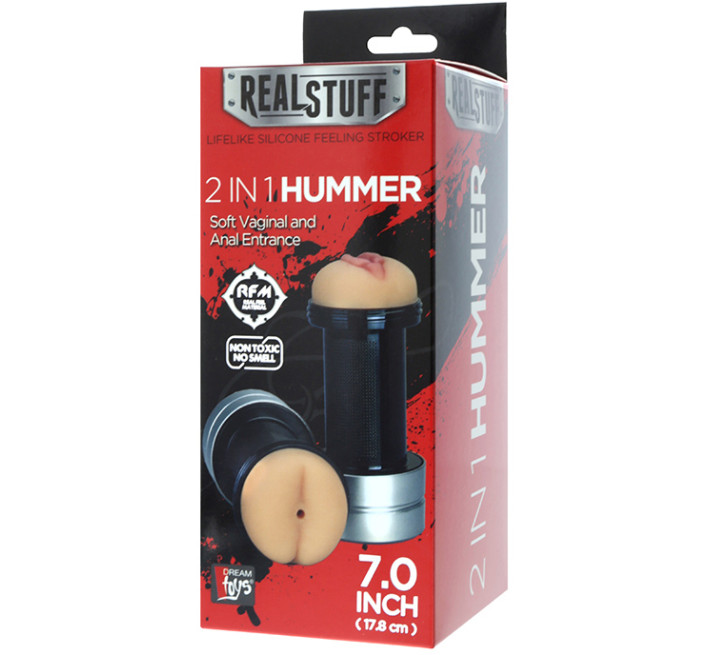Мастурбатор Dreamtoys Realistx 2 in 1 Hummer Anus & Vagina