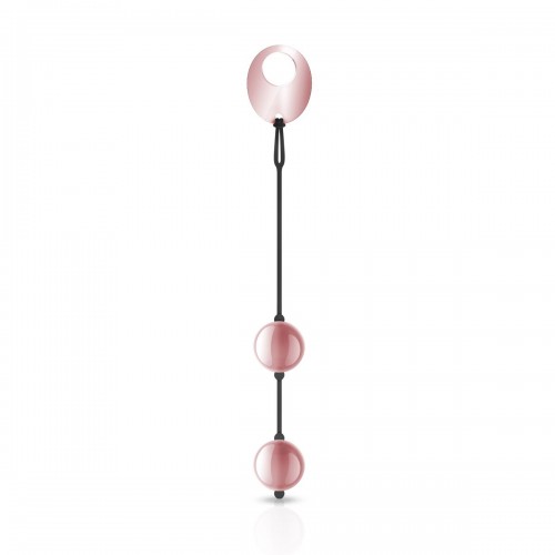 Металлические вагинальные шарики Rosy Gold - Nouveau Kegel Balls, вес 376гр, диаметр 2,8см
