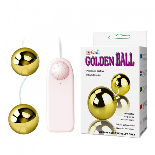 Вагинальные шарики LyBaile Golden Balls two vibrators