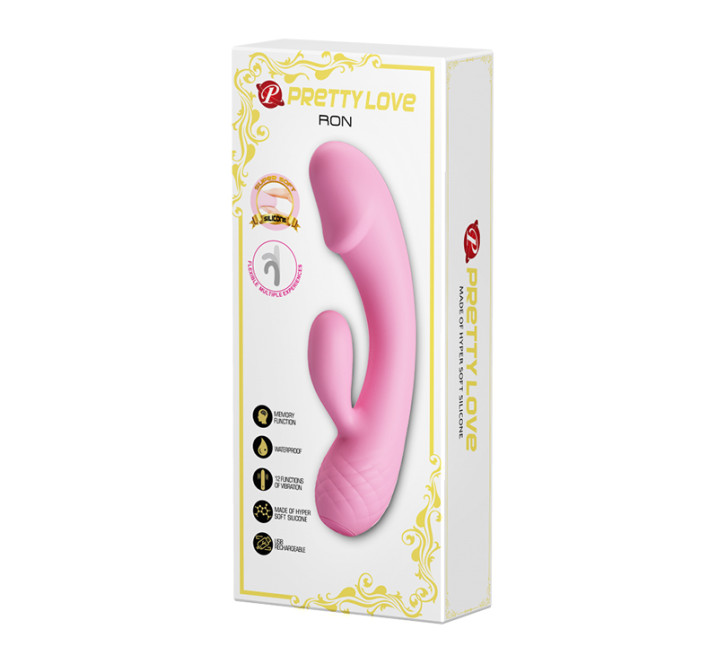 Вібратор Pretty Love Ron Рожевий