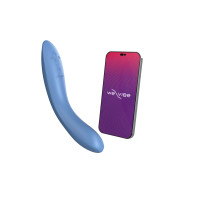 Смарт-вібратор We-Vibe Rave 2 Twisted Pleasure Blue, для точки G та входу в піхву, 2 мотори Смарт-вібратор We-Vibe Rave 2 Twisted Pleasure Blue, для точки G та входу в піхву, 2 мотори