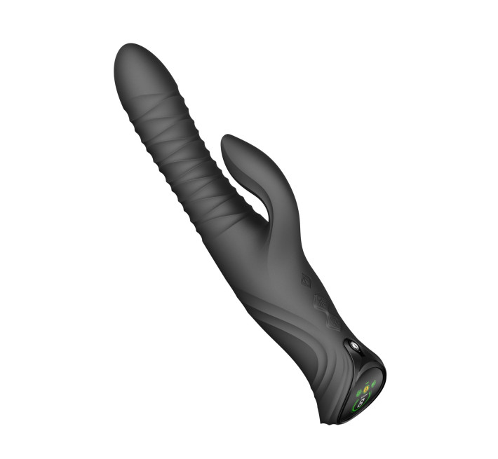 Пульсатор-кролик с вибрацией Zalo Mose 2 Obsidian Black