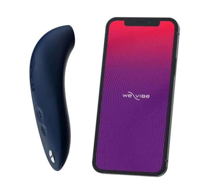 Вакуумний смарт-стимулятор для пар Melt by We-Vibe Midnight Blue, зручно поєднувати з проникним секс