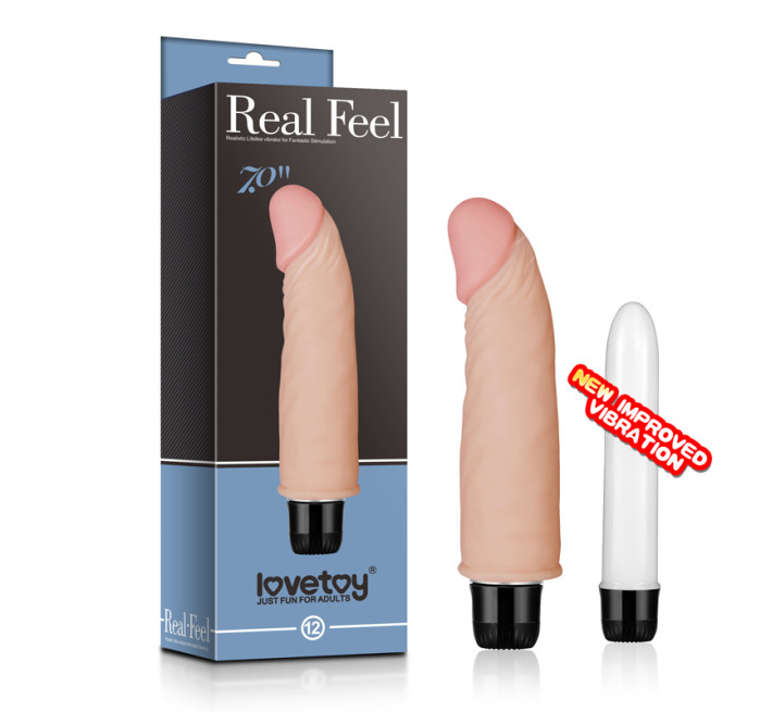 Реалістичний вібратор LoveToy Reel Softee Vibrator 7 Тілесний