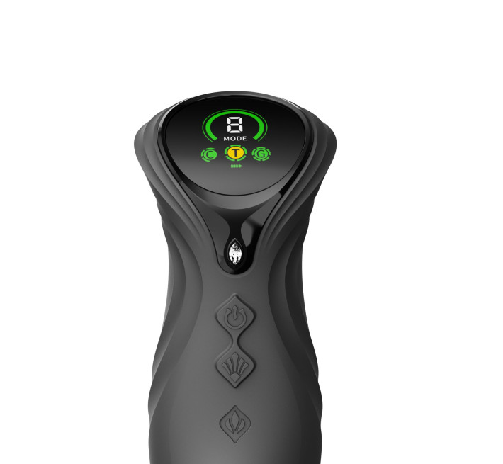 Пульсатор-кролик с вибрацией Zalo Mose 2 Obsidian Black