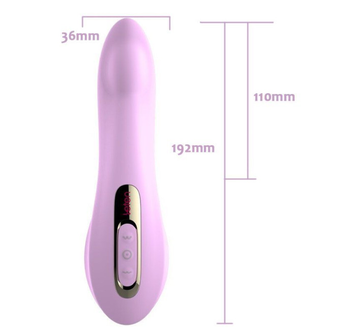 Вакуумний вібратор 3-в-1 Leten Sucking Vibrator (вакуум, вібрація, масажні рухи язичка)