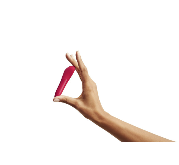 Потужна віброкуля Tango X Cherry Red by We-Vibe, 7 режимів вібрації, 8 рівнів інтенсивності