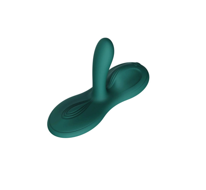 Sit-on-top смарт-вібратор Zalo – Flora Smart Vibrating Pad Turquoise Green, 9 моторів