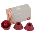Змінні насадки Womanizer Duo, Inside Out S, Бордові, 3 шт