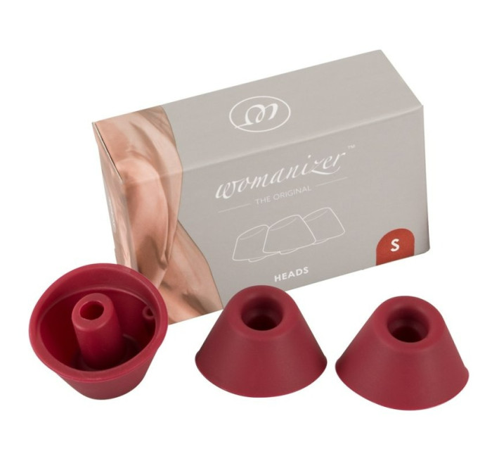 Змінні насадки Womanizer Duo, Inside Out S, Бордові, 3 шт