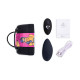 Вібратор в трусики FeelzToys Panty Vibrator Чорний з пультом дистанційного керування, 6 режимів роботи, сумочка-чохол