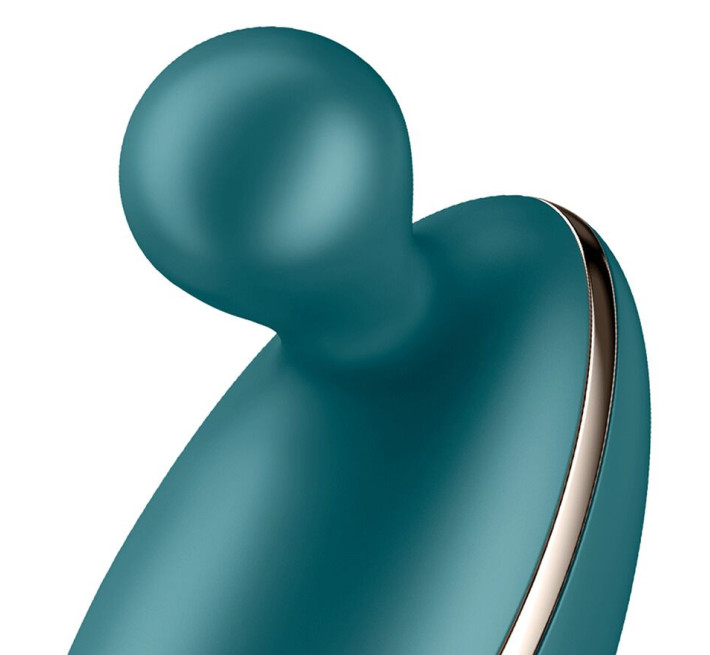 Вібратор для зовнішньої стимуляції Satisfyer Spot On 1 Green, гнучкий відросток