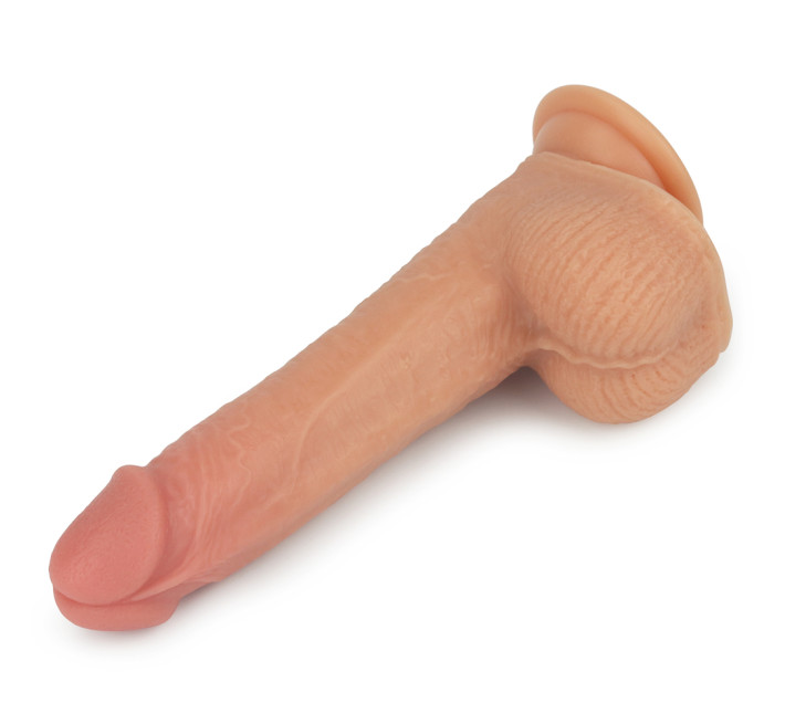 Вібратор LoveToy Dual-Layered Silicone Rotating Cock With Vibration Anthony 8.5 Flesh