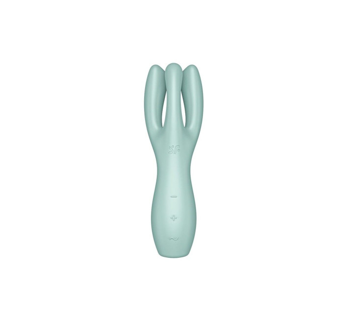 Кліторальний вібратор Satisfyer Threesome 3 Mint з трьома пальчиками