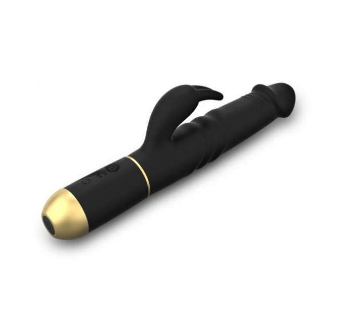 Вибратор Dorcel Furious Rabbit 2.0 с возвратно-поступательными движениями головки, перезаряжаемый