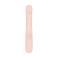 Вібратор-кролик Good Vibes Only - SHAI Thrusting Vibrator Soft Silicone - Pink
