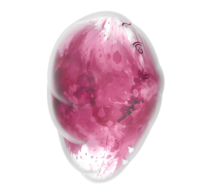 Вакуумный стимулятор с вибрацией Satisfyer Cloud Dancer Red